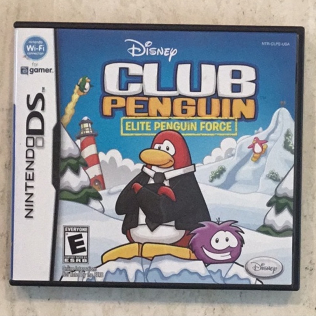Disney Club Penguin Elite Penguin Force Nintendo Ds Game Complete Cib